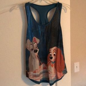 Lady and the tramp tank top